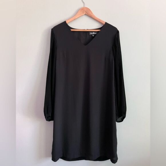 SAM EDELMAN Black Shift Dress Size 10 - Picture 1 of 11